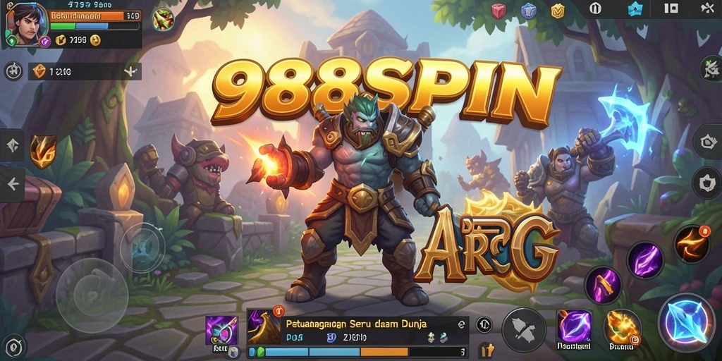 Tampilan gameplay seru dan mendebarkan dalam 988SPIN.