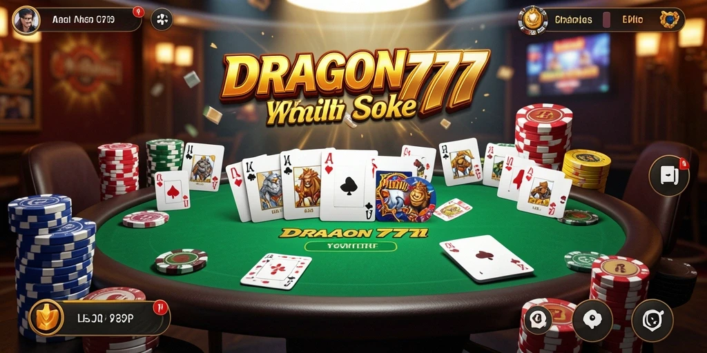 Tampilan gameplay seru dari DRAGON777 yang menarik.