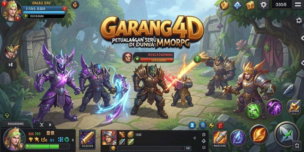 Tangkapan layar dari gameplay GARANG4D yang menampilkan pertempuran seru.
