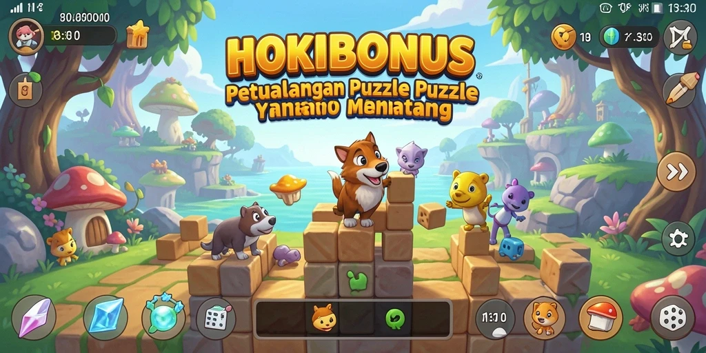 Tampilan gameplay HOKIBONUS yang seru dan penuh warna.