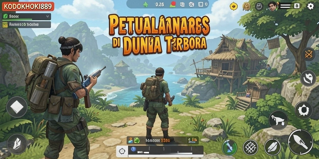 Gameplay KODOKHOKI889 menampilkan petualangan mendebarkan di dunia terbuka.