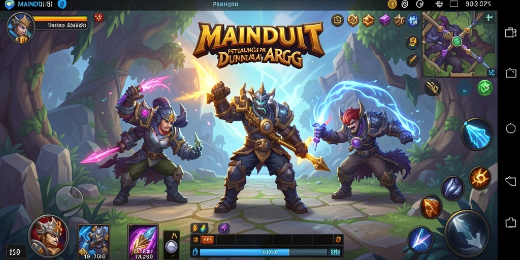 Gameplay epik MAINDUIT dengan aksi ARPG yang mendebarkan.