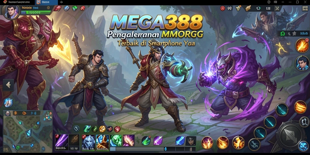 Screenshot gameplay MEGA388 menampilkan petualangan seru di dunia MMORPG.