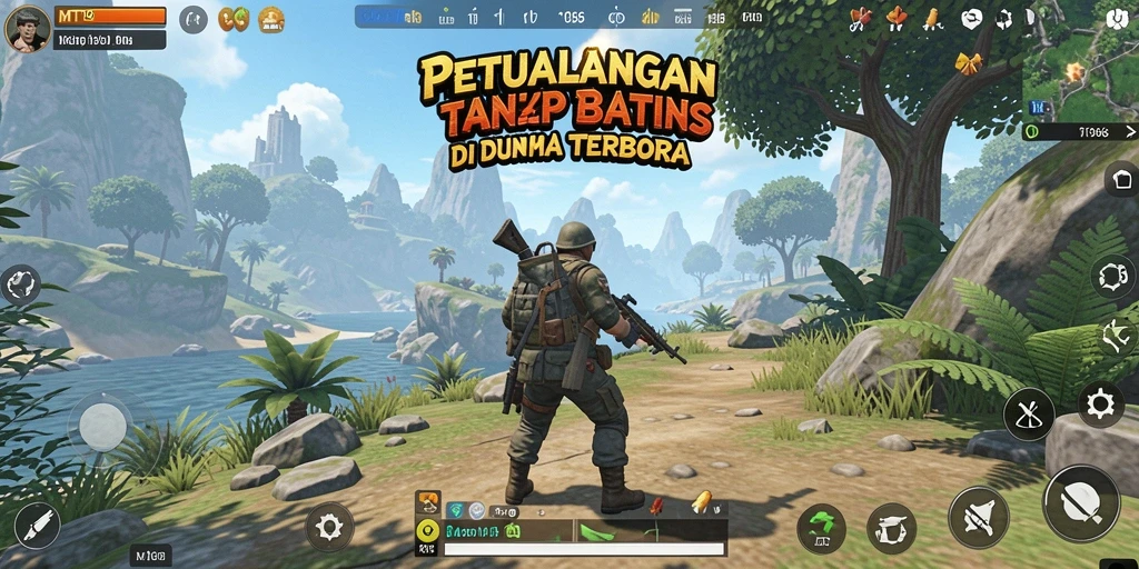 Tampilan gameplay yang menakjubkan dalam dunia terbuka MT966.