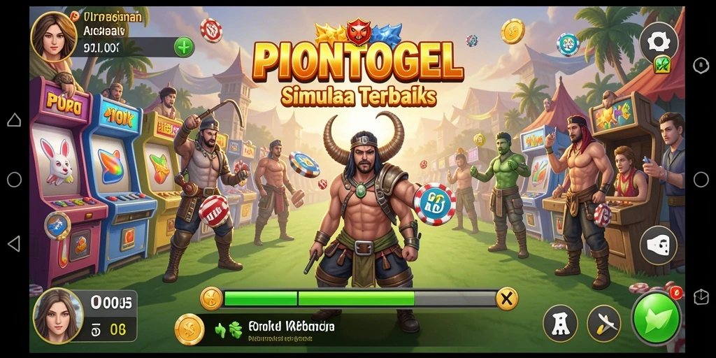 Screenshot utama PIONTOGEL menampilkan keseruan gameplay Simulation.