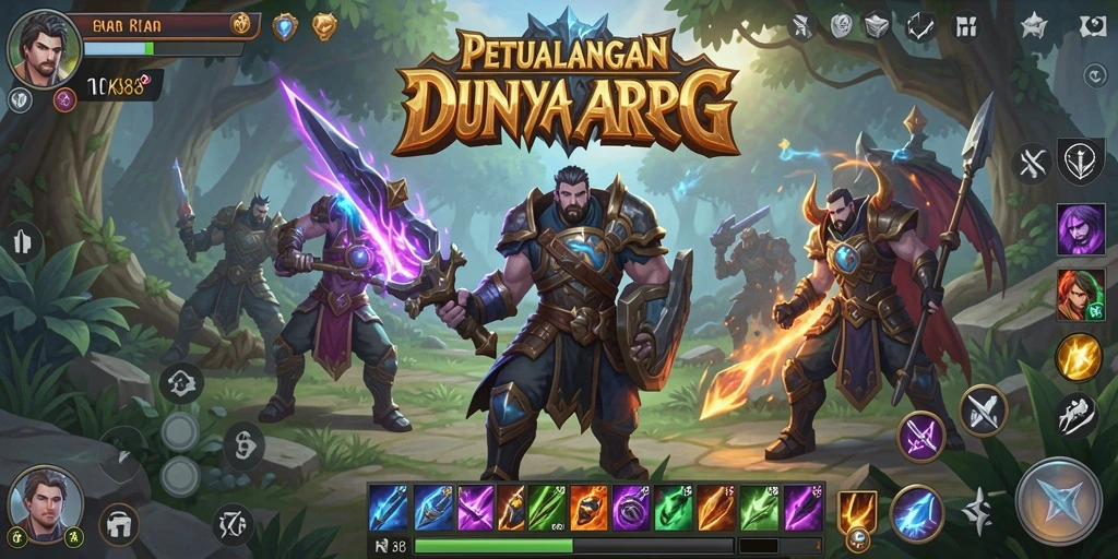 Tampilan gameplay menarik dengan pertarungan dinamis di RK88.