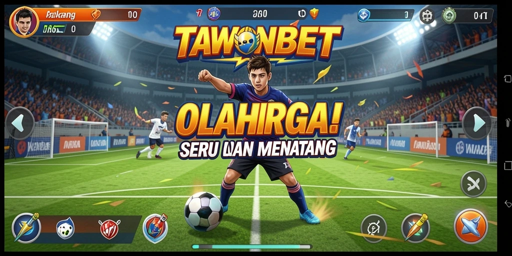 Tampilan gameplay menegangkan dalam TAWONBET, penuh aksi dan kompetisi.