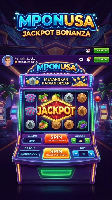 Tampilan antarmuka pengguna mponusa yang modern dan menarik.